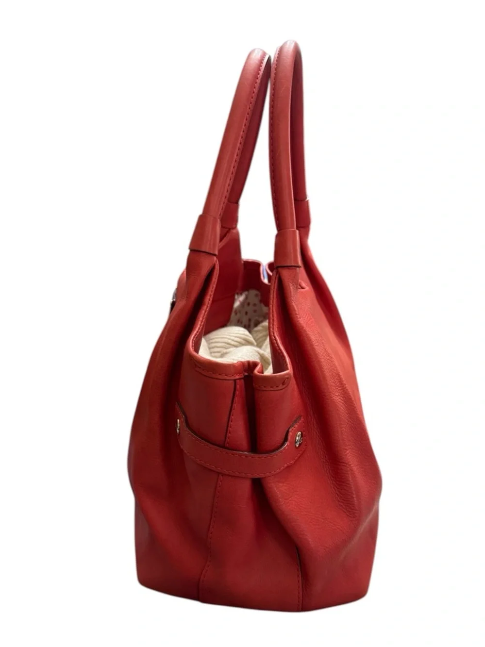 kate spade New York Berkshire Road Stevie Red Leather Satchel/Shoulder Bag